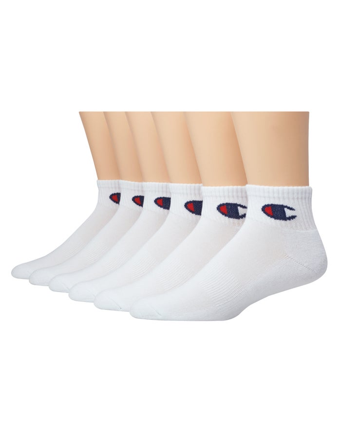 Champion Ankle 6-Pairs Sokken Heren - Wit - Belgie 9304QRMGA